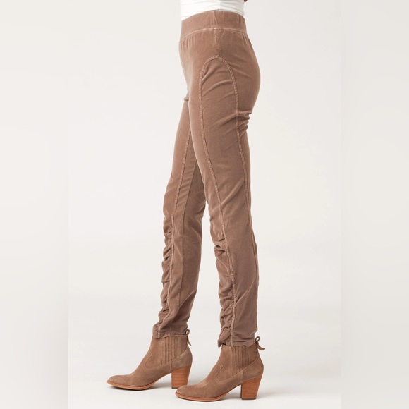 XCVI Oslo Soft Corduroy Pant, Bark - Picture 2 of 4